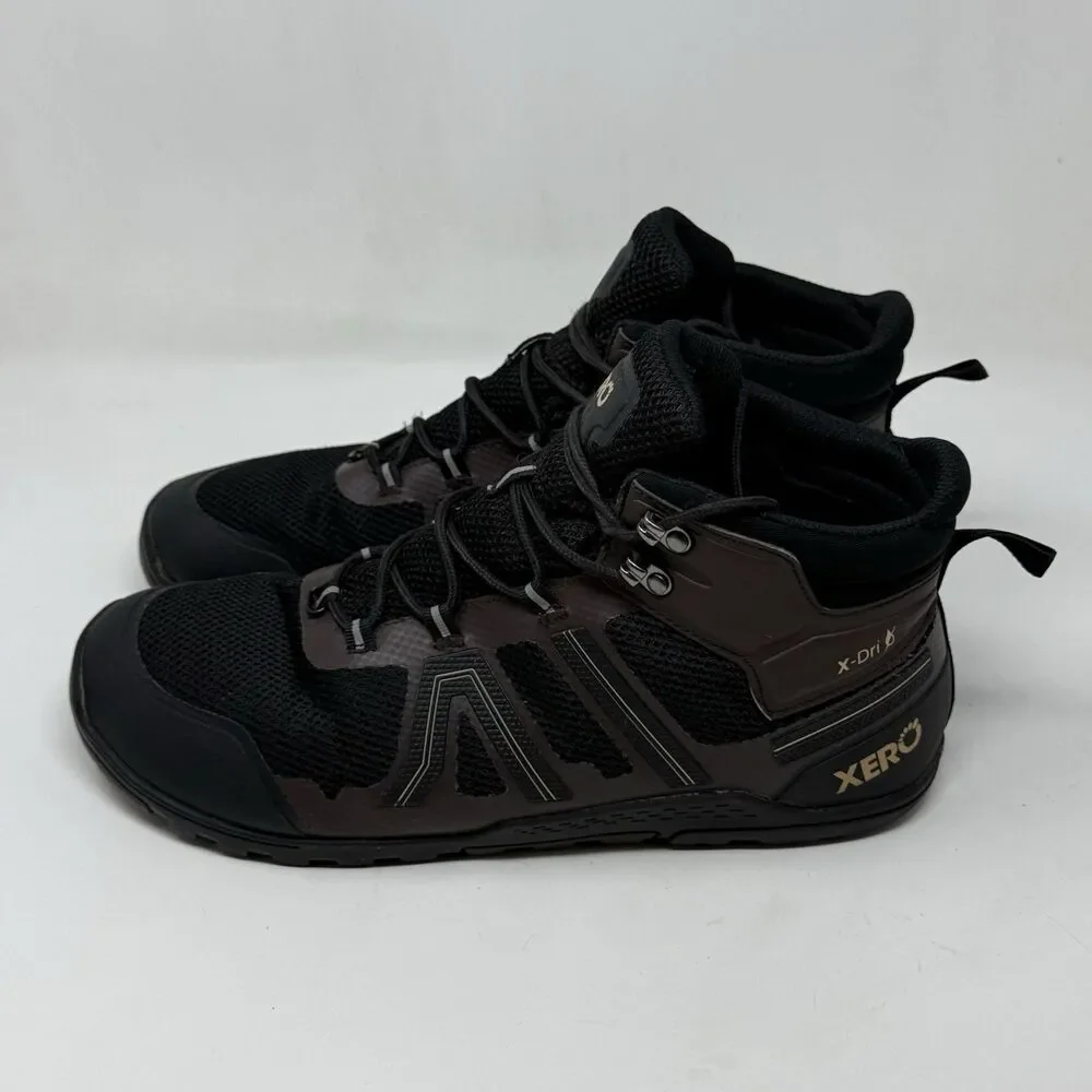 Xero Xcursion Fusion Barefoot Boots Mens 13 Brown Black Waterproof Hiking